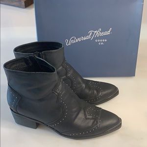 Women’s Universal Thread Black Studded Bootie